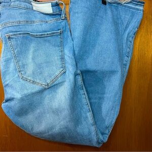 Vintage Hollister 15s/W32L30 blue denim flare distressed jeans